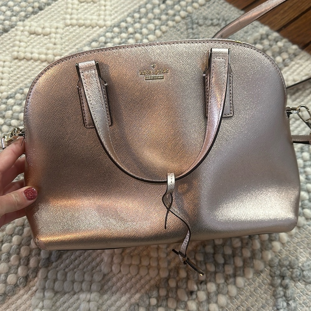 Kate Spade Pink Metallic Purse